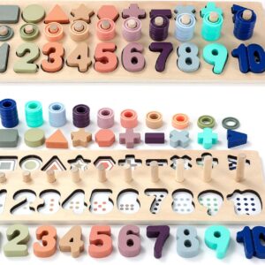 BEKILOLE Wooden Montessori Toys for Kids